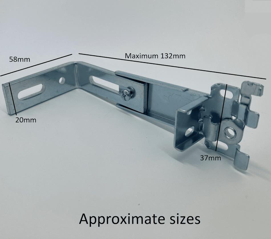 25mm Face Fix Blind Extension Bracket (Sold Individually)